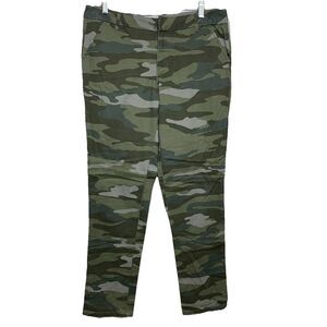 Jolt Camouflage Pants Women Size 5‎ Green Slim Stretch Utility T1248UNES